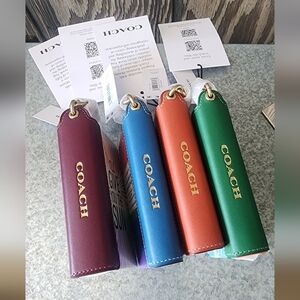 NWT COACH BOOK CHARMS 4PC